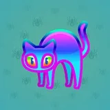 Scared Cat #2802