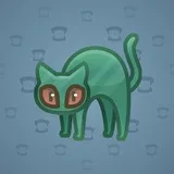 Scared Cat #3022 Scared Cat #3022