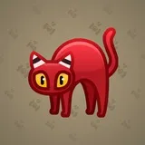 Scared Cat #3203 Scared Cat #3203