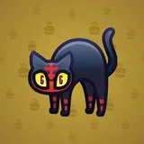 Scared Cat #3650 Scared Cat #3650