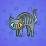 Scared Cat #3736 Scared Cat #3736