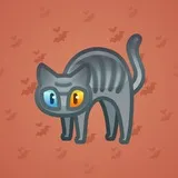 Scared Cat #376