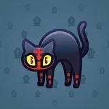 Scared Cat #3796 Scared Cat #3796