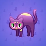 Scared Cat #3818 Scared Cat #3818