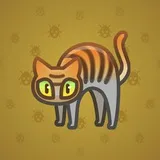 Scared Cat #4016