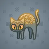 Scared Cat #4072