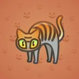 Scared Cat #4204