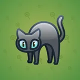 Scared Cat #4434 Scared Cat #4434