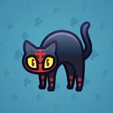 Scared Cat #4666