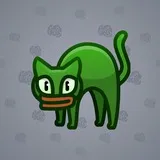 Scared Cat #4710 Scared Cat #4710
