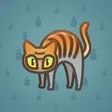 Scared Cat #4735