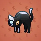 Scared Cat #4736