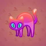 Scared Cat #4850