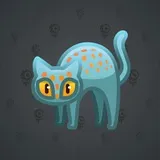 Scared Cat #5016 Scared Cat #5016