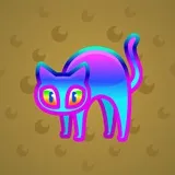 Scared Cat #5074