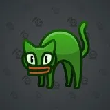 Scared Cat #5205