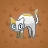 Scared Cat #5735 Scared Cat #5735