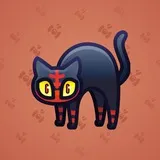 Scared Cat #5932