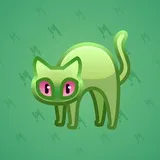 Scared Cat #6002