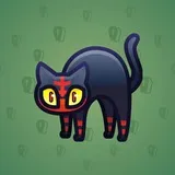 Scared Cat #6026