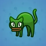 Scared Cat #6099 Scared Cat #6099