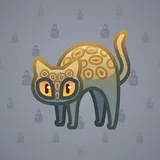 Scared Cat #6208