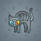 Scared Cat #6384