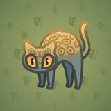 Scared Cat #6400