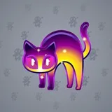 Scared Cat #6408 Scared Cat #6408