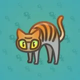 Scared Cat #6560 Scared Cat #6560