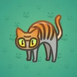 Scared Cat #6746 Scared Cat #6746