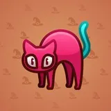 Scared Cat #6901 Scared Cat #6901