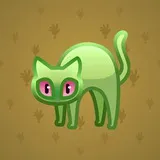 Scared Cat #7031