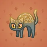Scared Cat #7091