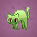 Scared Cat #7143 Scared Cat #7143