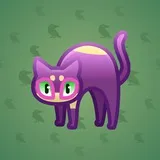 Scared Cat #7166