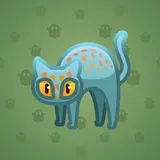 Scared Cat #7201