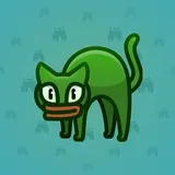Scared Cat #7212