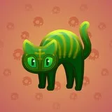 Scared Cat #7219