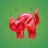 Scared Cat #7307 Scared Cat #7307