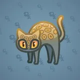 Scared Cat #7439