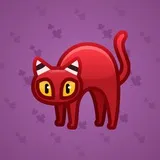 Scared Cat #7450
