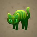 Scared Cat #7492