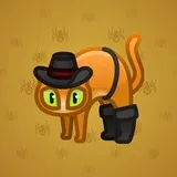 Scared Cat #7544 Scared Cat #7544