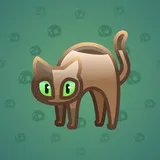 Scared Cat #7676