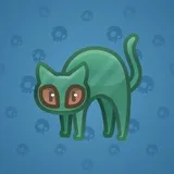Scared Cat #7702