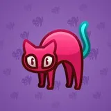 Scared Cat #7718