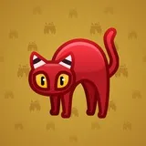 Scared Cat #7740 Scared Cat #7740