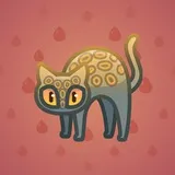 Scared Cat #7800