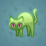 Scared Cat #7824